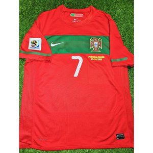 Cristiano Ronaldo Portugal 2010 WORLD CUP Soccer Jersey Camiseta Shirt M